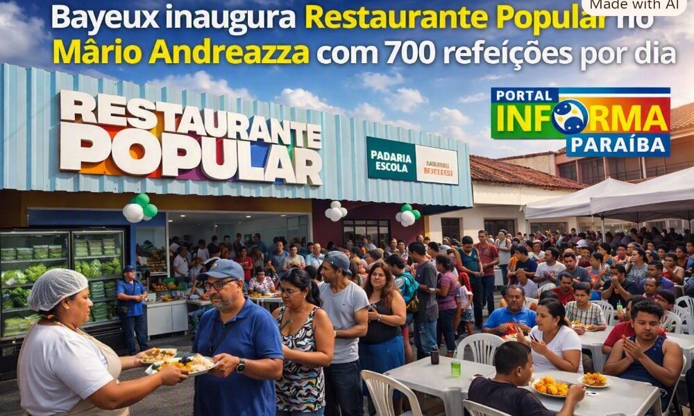Restaurante Popular do Mário Andreazza serve até 700 refeições por dia a R$ 1